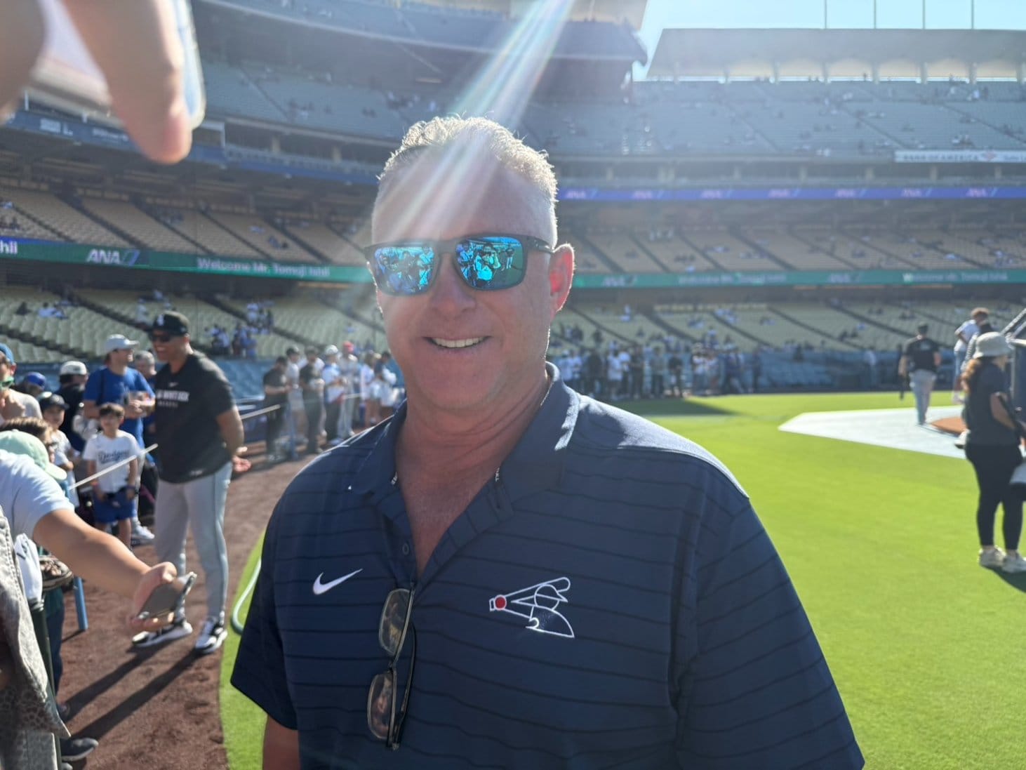 久々に再会したネビン ©Naoyuki Yanagihara