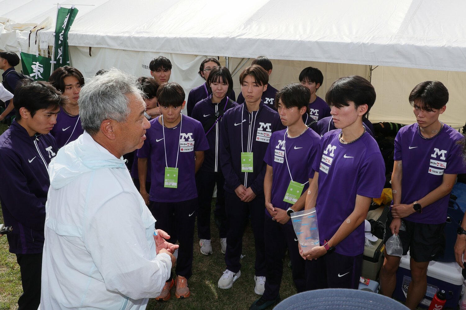 今季から名将・大志田監督が就任した明治大も予選会通過ならず　©Shigeki Yamamoto