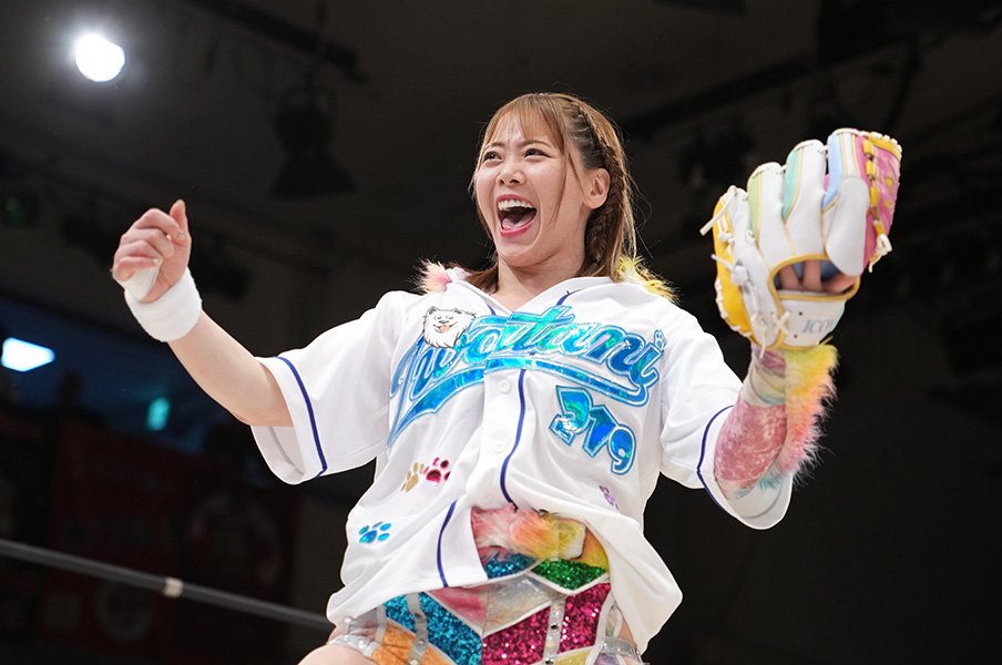 岩谷麻優「“家出レスラー”が選んだマリーゴールドでの冒険」<Number Web> photograph by Masashi Hara