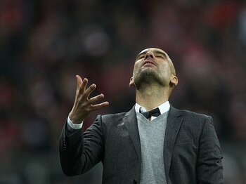 グアルディオラの3年間は成功か？3年連続でCL準決勝敗退の功罪。＜Number Web＞ photograph by A. Beier/Getty Images for FC Bayern