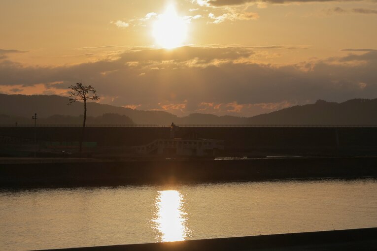 岩手・陸前高田市の「奇跡の一本松」。復興へ、人々の希望の灯火となった（2024年撮影）　©︎JIJI PRESS