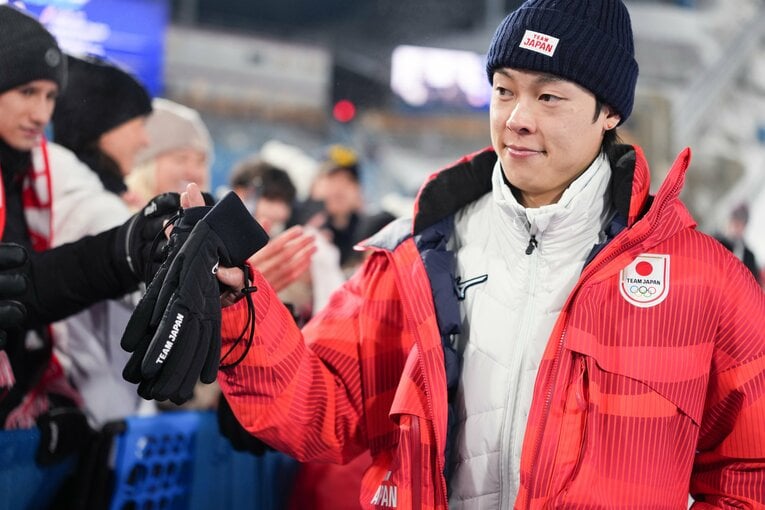 スーパーチーム終了後の小林＆二階堂　©Tsutomu Kishimoto／JMPA