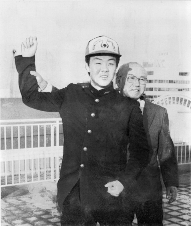 1985年ドラフトで近鉄に1位で入団した桧山泰浩 ©Sankei Shimbun