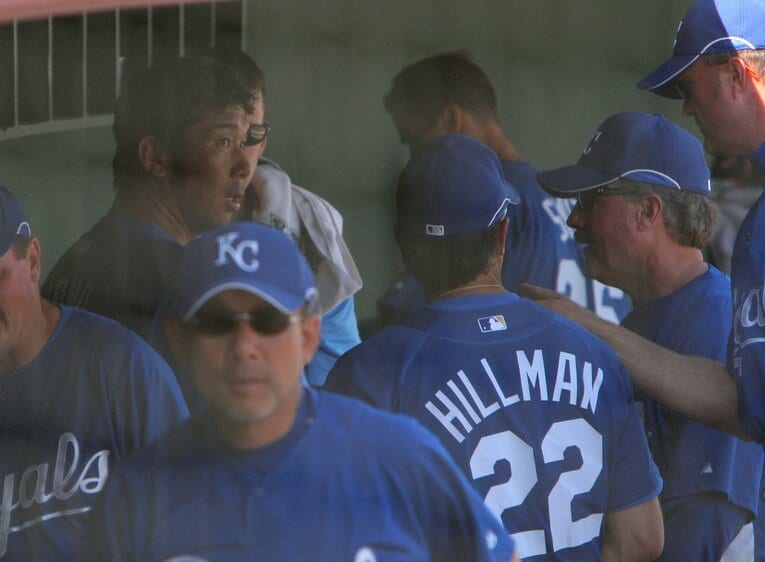 ロイヤルズ時代の監督はヒルマンだった　©JIJI PRESS