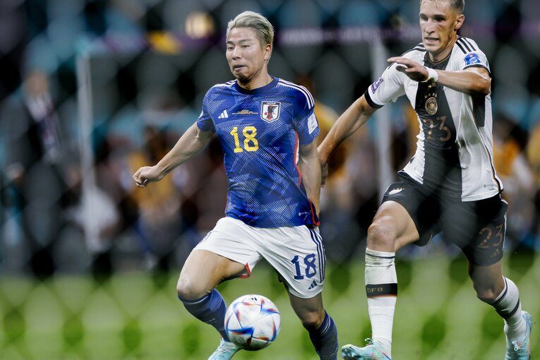 途中出場した浅野　©Kiichi Matsumoto/JMPA