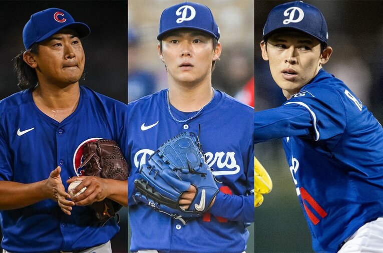 今永昇太、山本由伸、佐々木朗希。大谷翔平だけでなく、日本人投手はアメリカで非常に高い評価を受けている ／ photograph by Nanae Suzuki