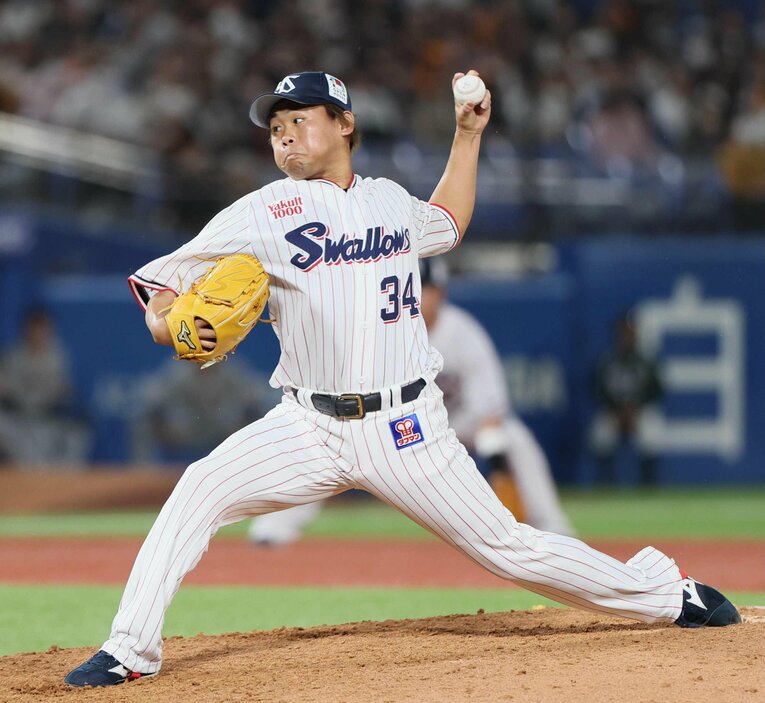 昨季、チームは5位だったが田口自身は抑えとしてリーグ2位の33セーブを記録　©JIJI PRESS