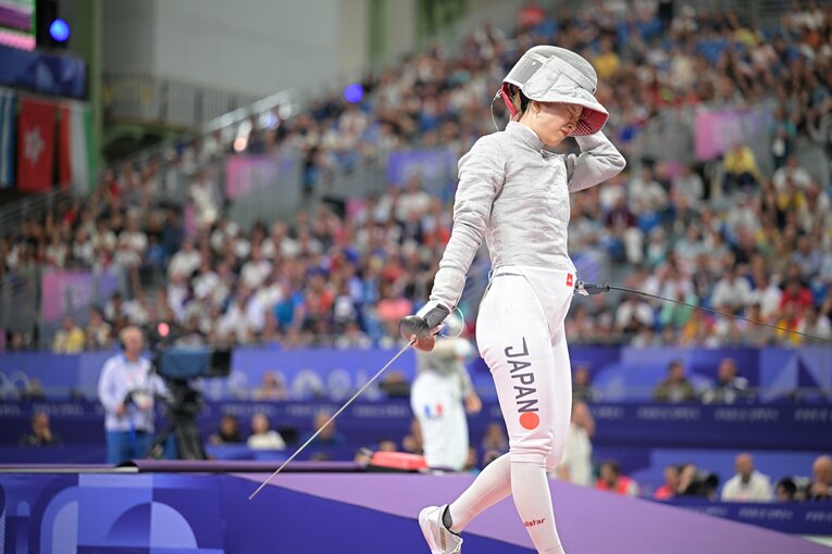 3回戦でチェ・セビンに敗れた江村　©JMPA