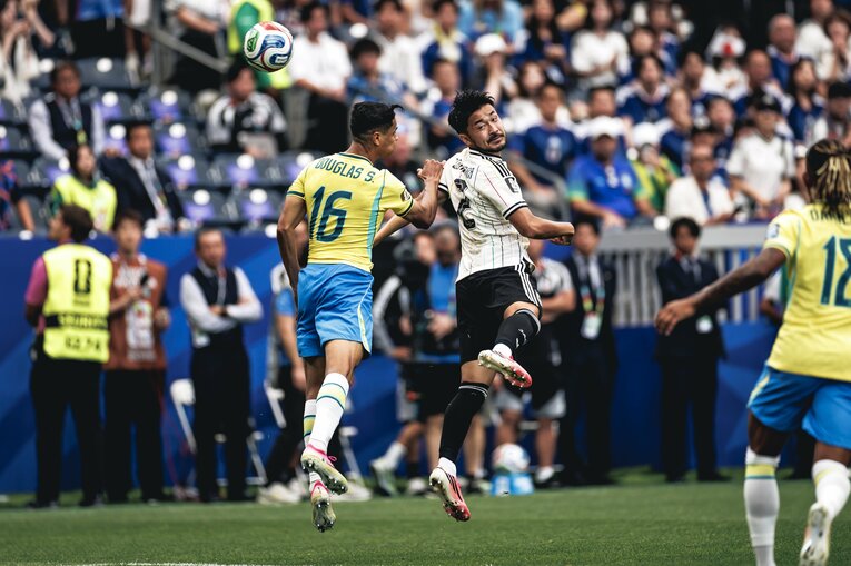 テレビに映らなかったブラジル戦真相…写真は右に続きます　©Kiichi Matsumoto/JMPA