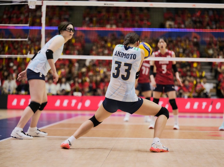 バレーボールネーションズリーグ 韓国戦　©︎Yuki Suenaga