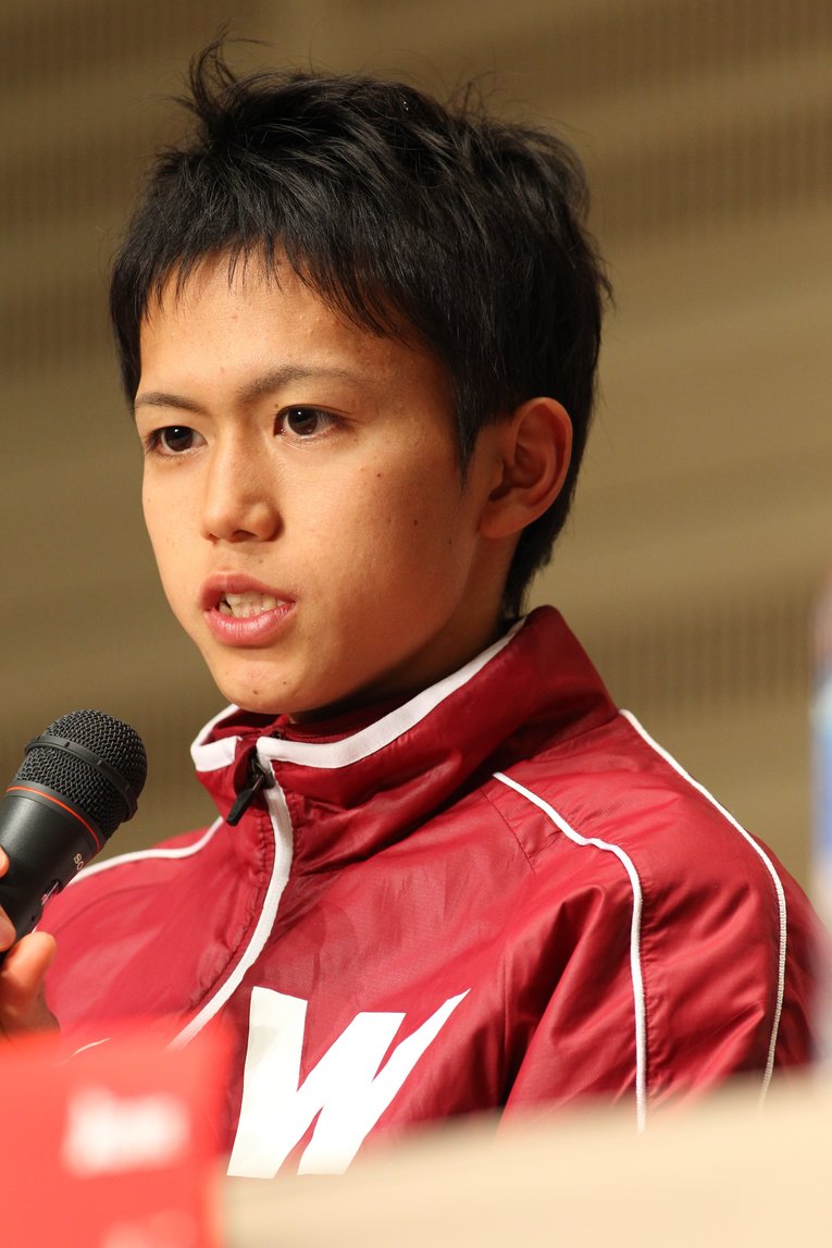 早稲田大学時代の大迫傑　©BUNGEISHUNJU