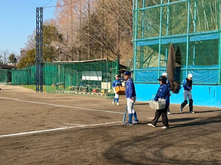 遠目からでも迫力があるという香里丘のノック風景　©Fumi Sawai