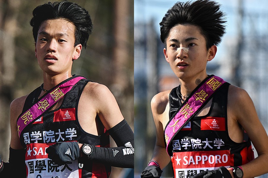 國學院大の2大ルーキーが意識する“青学大の1年生”とは?「高校3年間ずっと戦ってきた」「“してやられた”って思いましたね」<Number Web> photograph by Yuki Suenaga/Nanae Suzuki