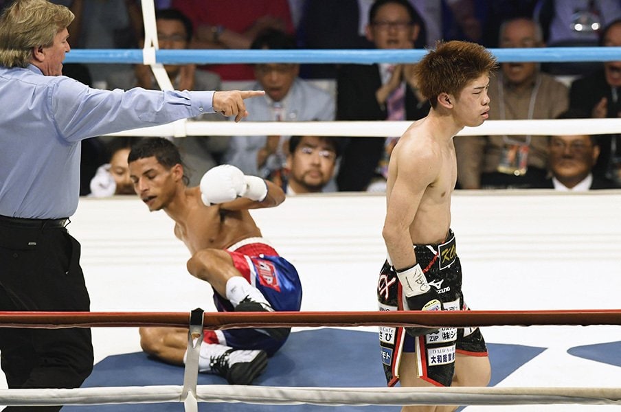 「会長、次、統一戦にして下さい!」拳闘界、異端の世界王者・田中恒成。<Number Web> photograph by Kyodo News