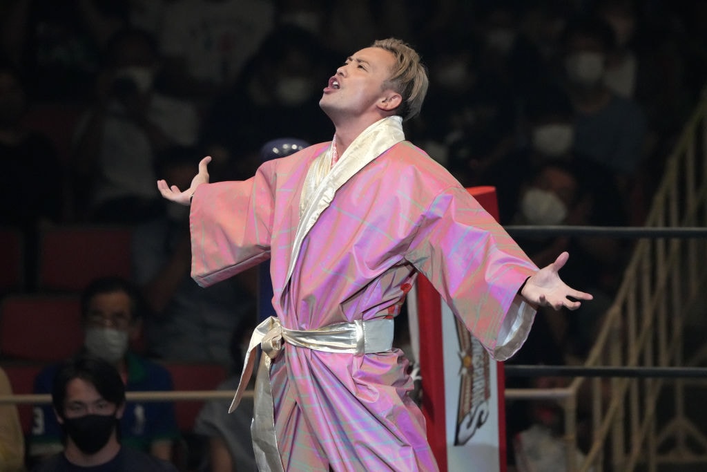 G1クライマックスでのオカダ　©Etsuo Hara/Getty Images