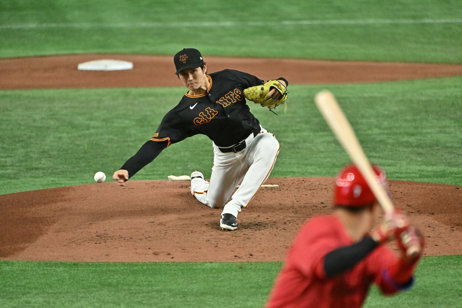 今季3度目の先発マウンドにあがった高橋礼　©︎Hideki Sugiyama