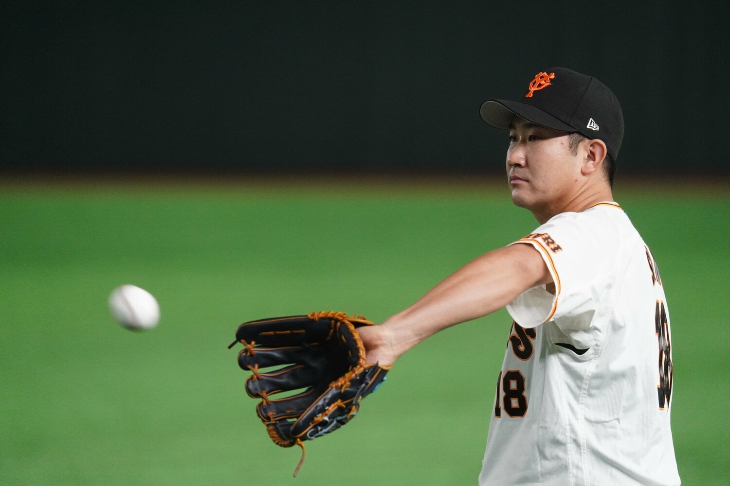 思うような結果を残せなかったエース・菅野智之　©︎Hideki Sugiyama