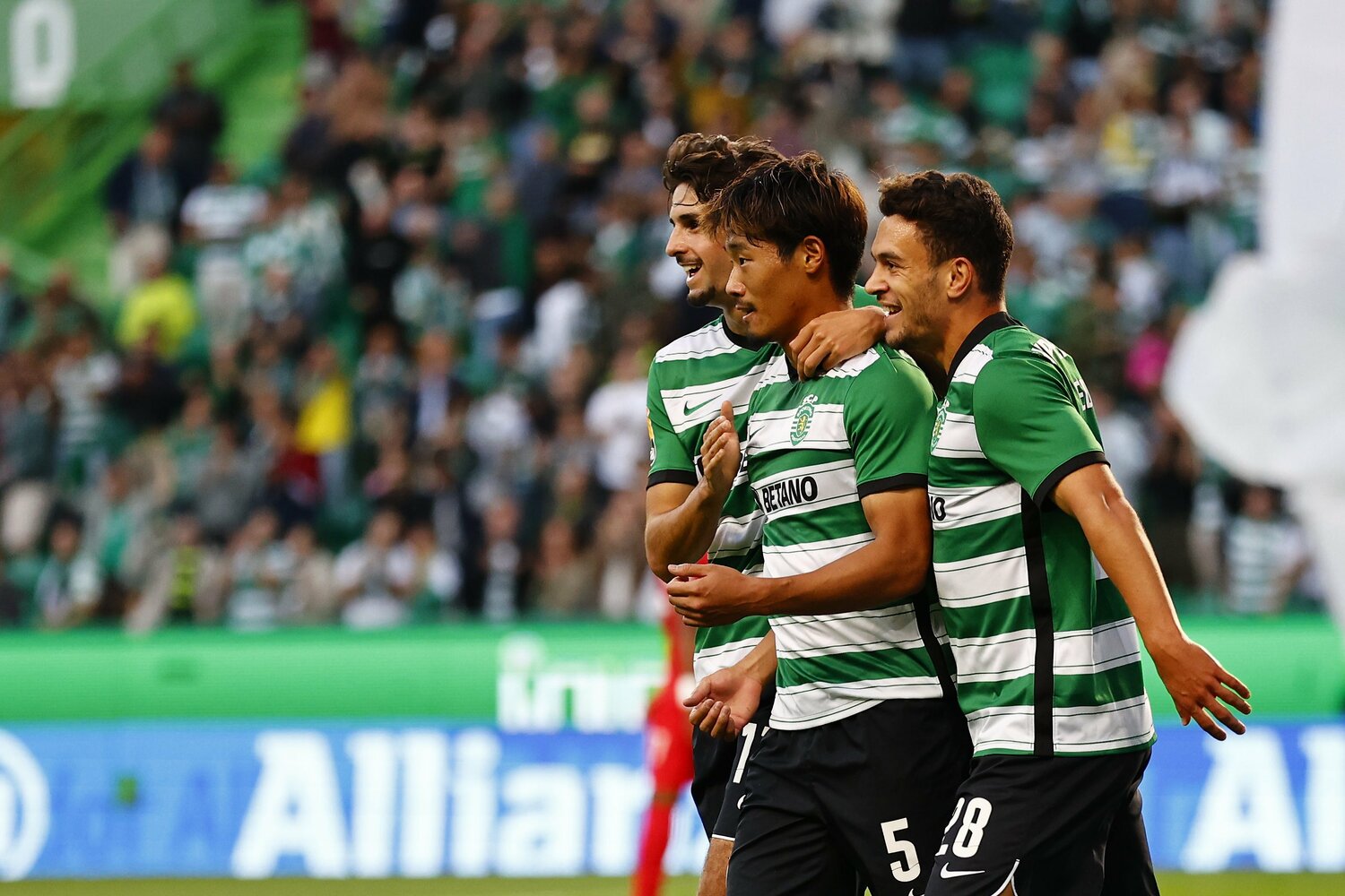 スポルティングに移籍した今季、リーグ戦ですでに3得点を挙げている　©Getty Images