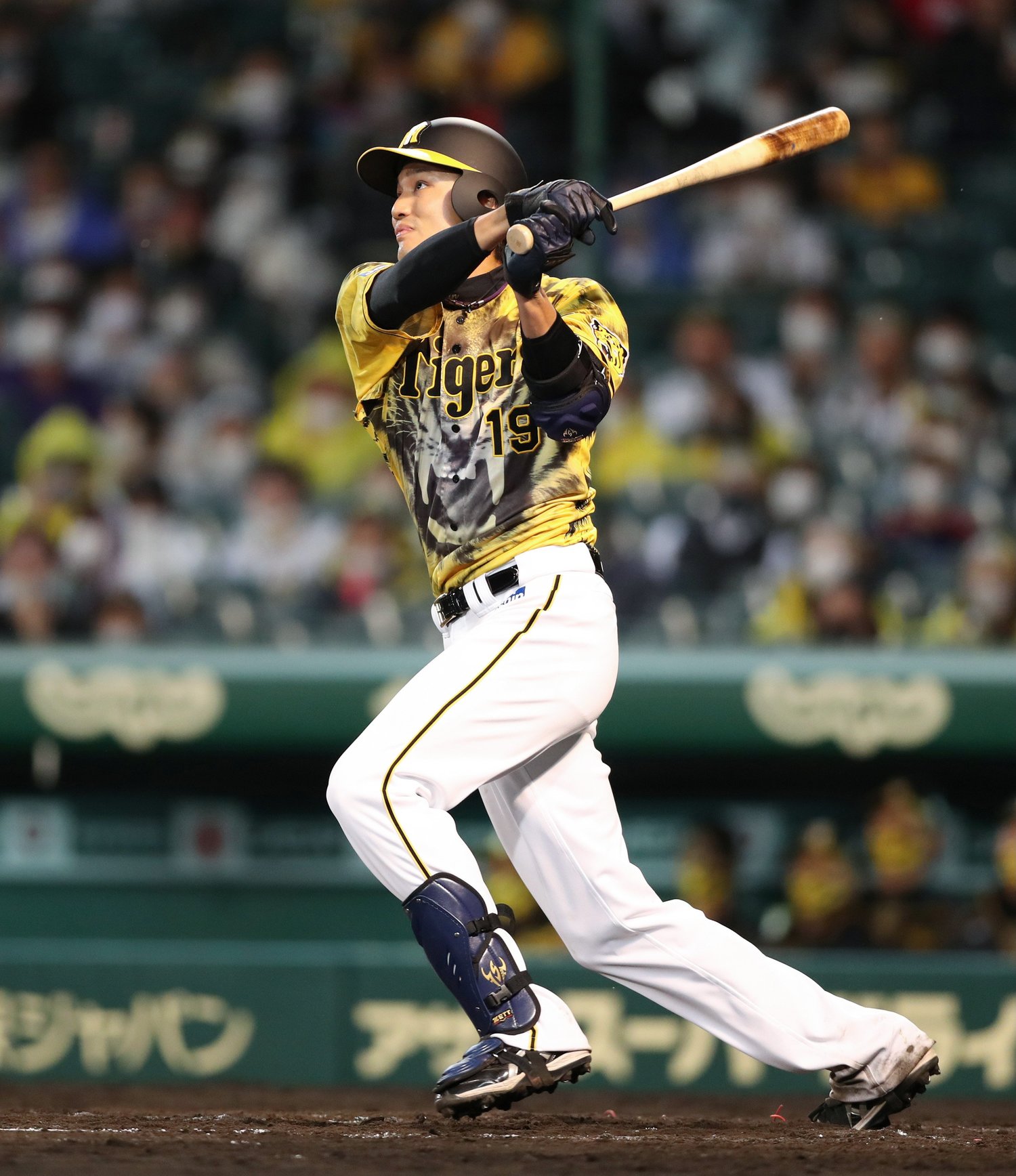 ヤクルト戦では決勝2ラン本塁打で“自らを援護”した©JIJI PRESS