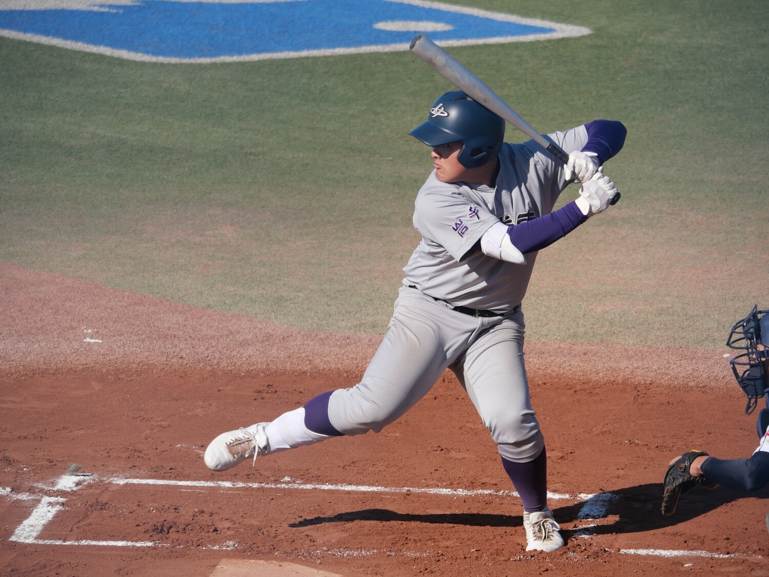 花巻東高・佐々木麒太郎（1年・内野手）©PABB-lab