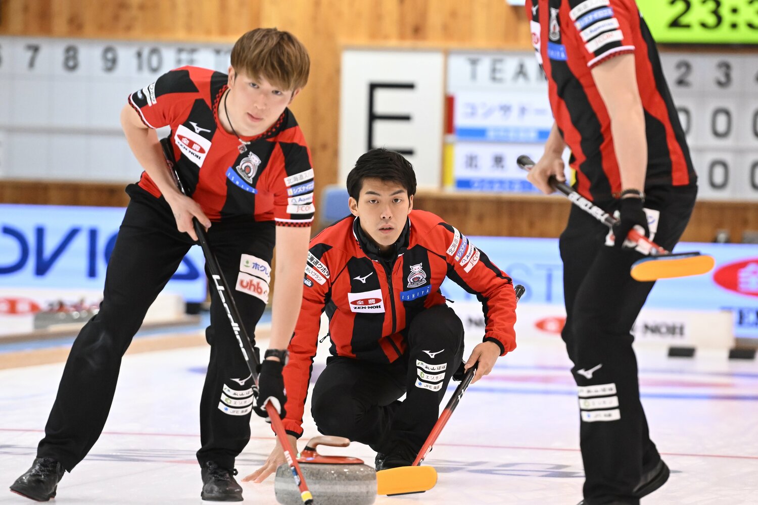 北海道コンサドーレ札幌ではスキップも務めた谷田、高校までは野球と並行してカーリングをしていた　©JCA IDE