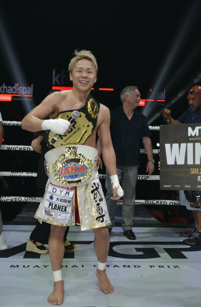 1年ぶりの復帰戦となったベイリー・サグデン戦　©ABEMA