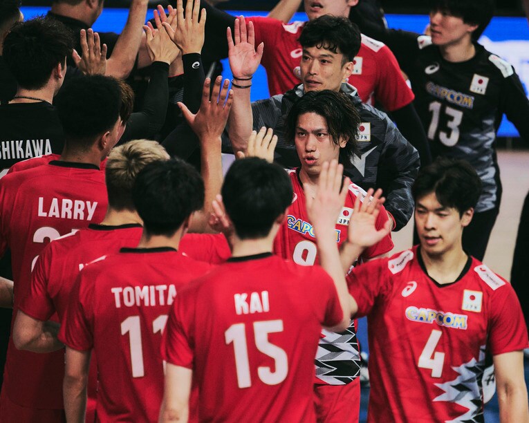 大宅真樹（VNLポーランド戦）　©︎Yuki Suenaga