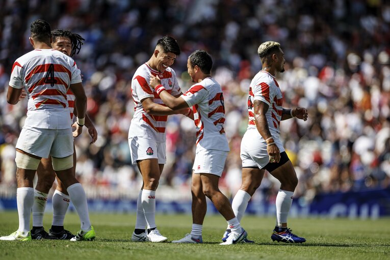 帝京大学の先輩でもあるSH流大とのコンビネーションには安定感がある　©Kiichi Matsumoto