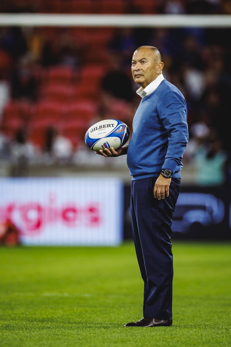 日本代表の新ヘッドコーチに就任したエディー・ジョーンズ（写真は2023年ラグビーW杯）©︎Kiichi Matsumoto
