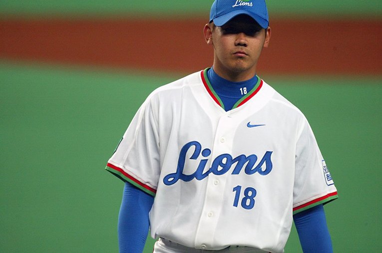 2002年の松坂大輔。高校野球、プロ野球、侍ジャパン、MLBの舞台すべてで栄光に輝いた唯一無二のエースである ／ photograph by Koji Asakura
