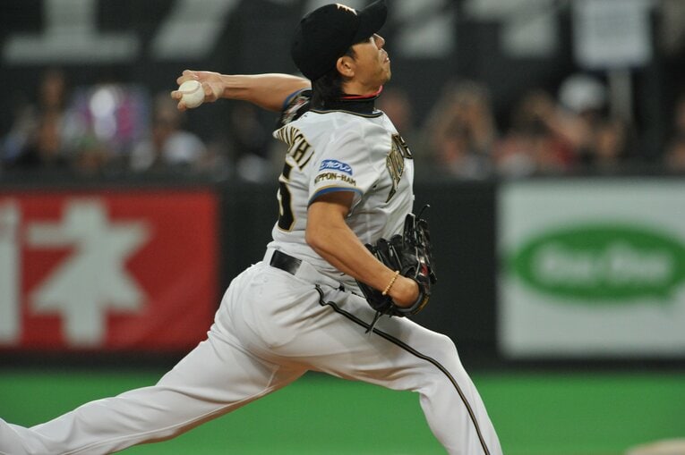 独特な軌道のスライダーやストレートなどの組み合わせで相手打者を手玉に取ってきた©Hideki Sugiyama