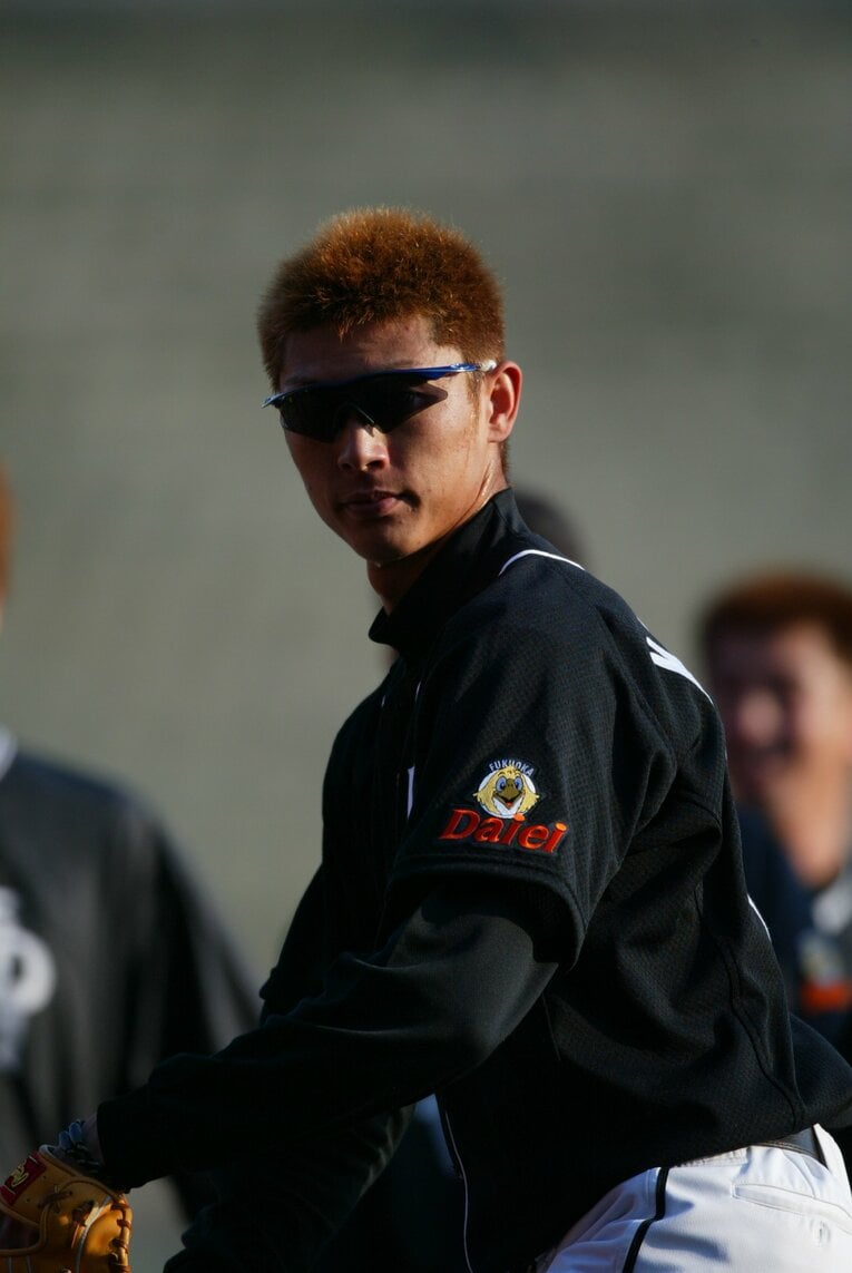 現役（ダイエー）時代の斉藤和巳　©BUNGEISHUNJU