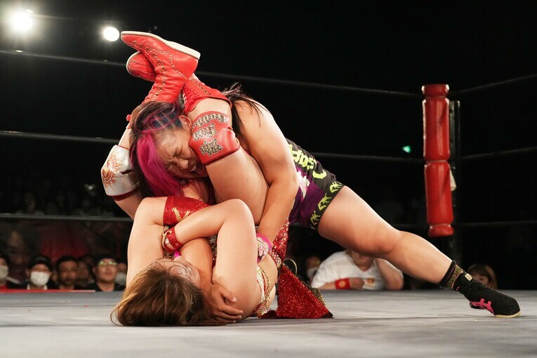 Sareeeの三角絞めアームバー