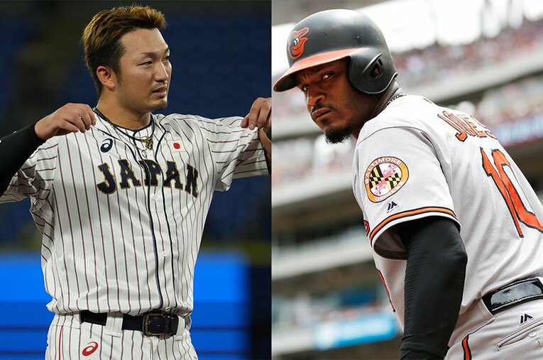 メジャーに挑戦する鈴木誠也。身体能力が高い右の強打者として、全盛期のアダム・ジョーンズのようなタイプになれるか ／ photograph by JMPA/Getty Images