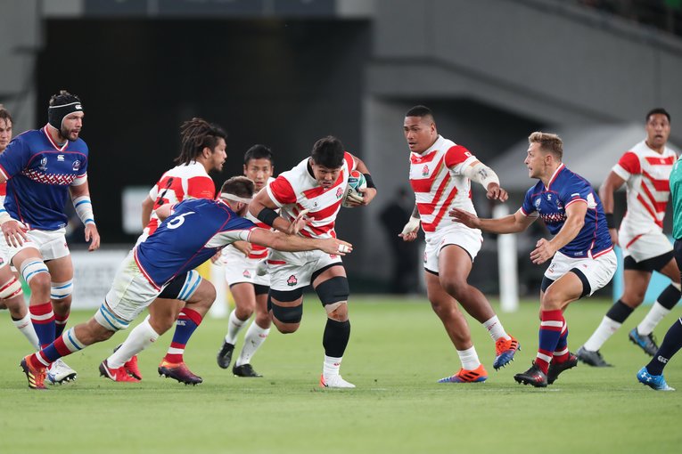 ＜ラグビーW杯＞日本vs.ロシア（2019年）©︎Naoya Sanuki
