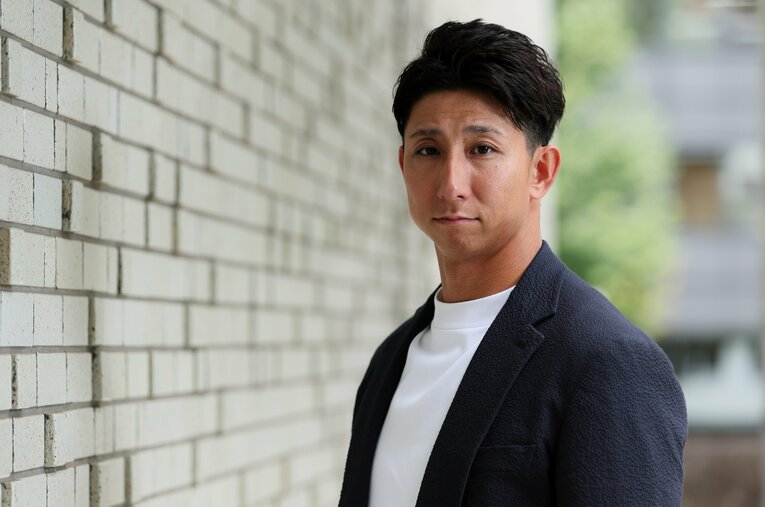 来年2月で37歳になる福田秀平。11月14日に開幕した中東・南アジア初のプロ野球リーグ「ベースボール・ユナイテッド」のシーズン1には、プレイヤーとして参戦する ／ photograph by Shigeki Yamamoto