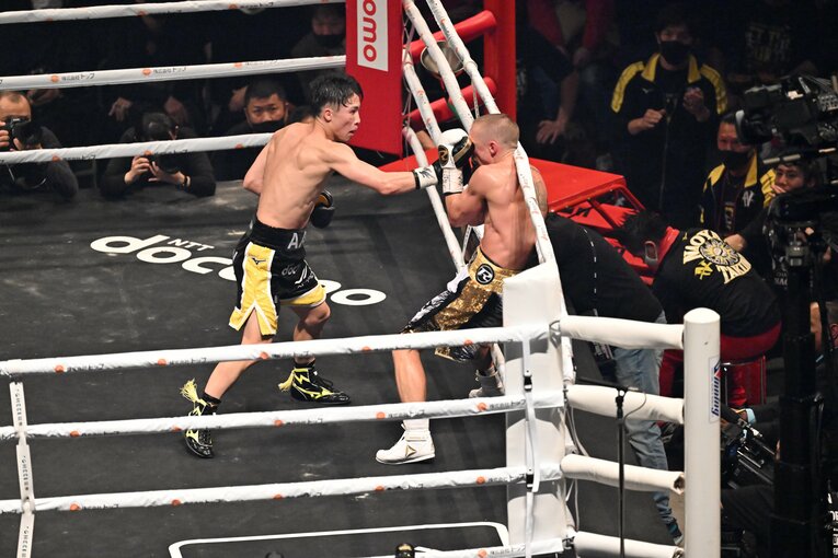 2022年12月13日／ポール・バトラー戦（WBA・WBC・IBF・WBO世界バンタム級王座統一戦）©Naoya Sanuki