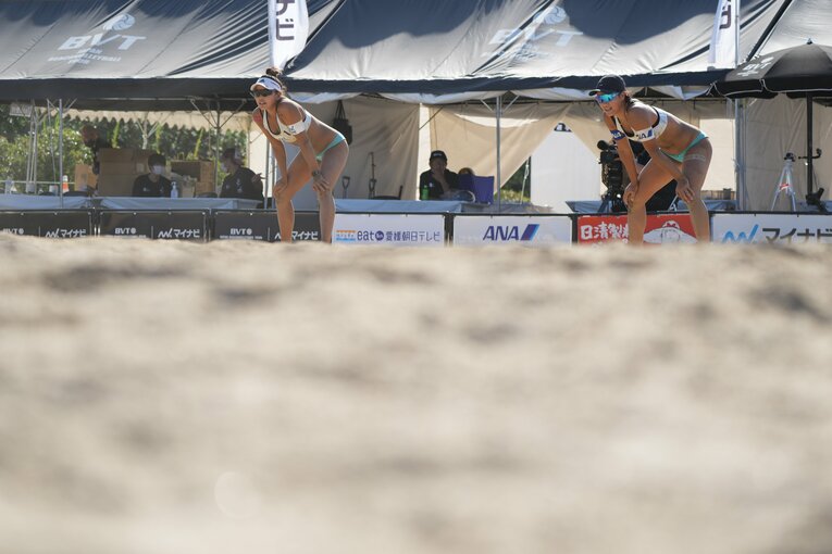 現役時代の坂口佳穂さん　©Takahisa Hirano