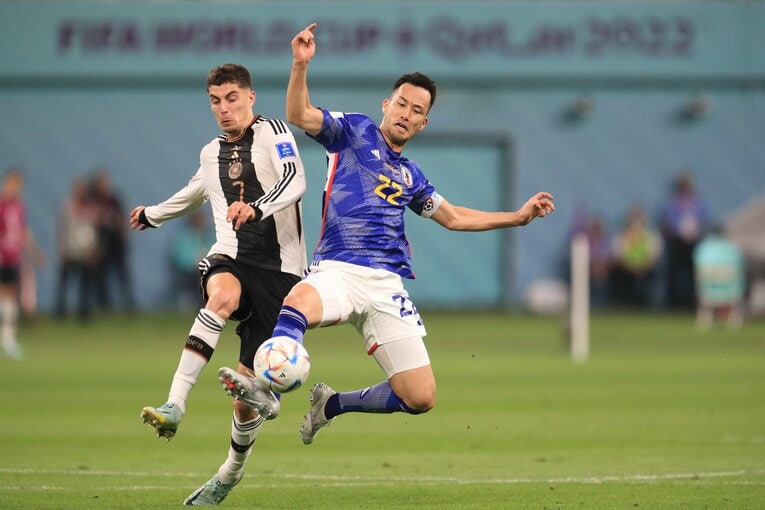 ドイツ戦　©Kazuo Fukuchi／JMPA