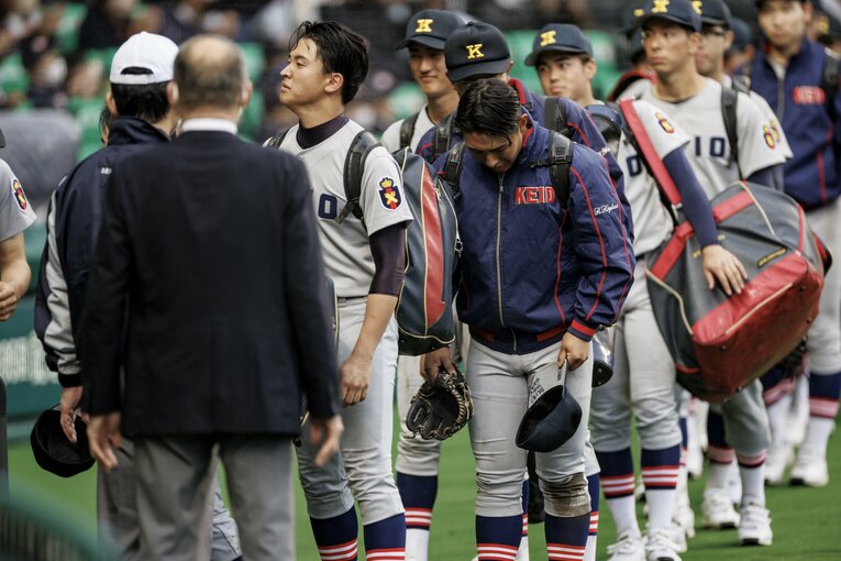 センバツは仙台育英に1-2で敗れた慶應。夏は現チームでの「初戦突破」リベンジを目指す　©Kiichi Matsumoto