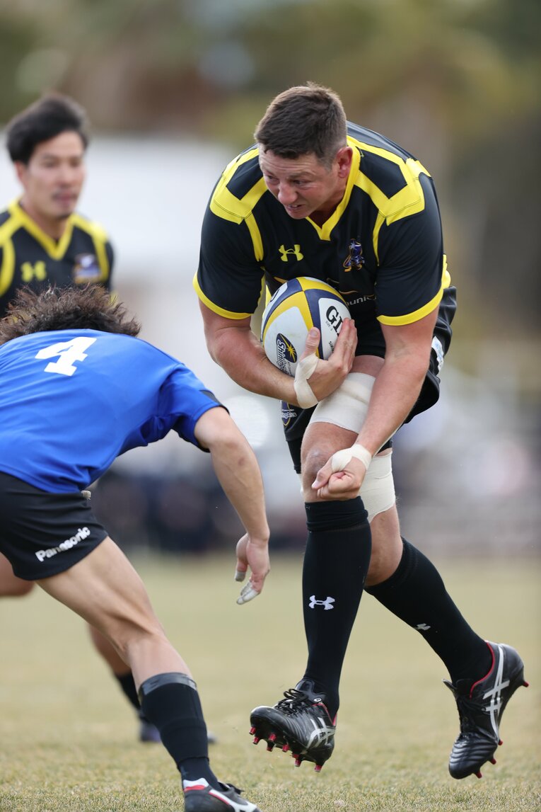 来日後、初めての試合出場となった2月6日の埼玉ワイルドナイツ戦　©︎Shiningarcs