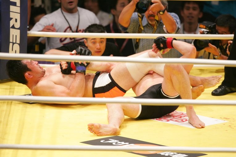 「HERO’S 2006」ライトヘビー級トーナメント 準々決勝 ケスタティス・スミルノヴァス戦　©︎Toshiya Kondo