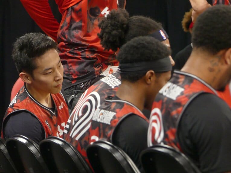 Gリーグではシーズン通して31試合、合計980分間出場した（今年3月撮影）　©︎Yoko Miyaji