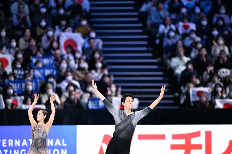 りくりゅうがGPファイナルで見せた美しい演技　©Asami Enomoto