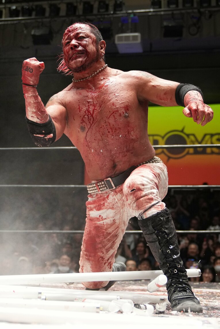 ポーズを決める葛西純　©Masashi Hara