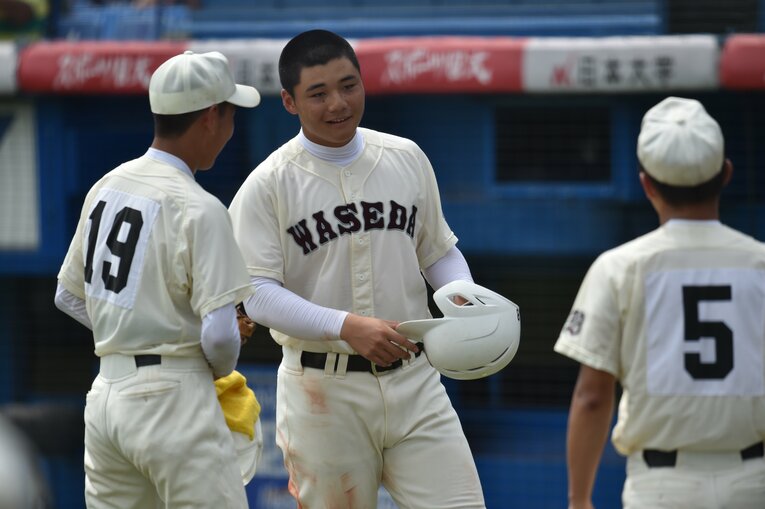 早実高１年生の清宮　©︎Hideki Sugiyama　