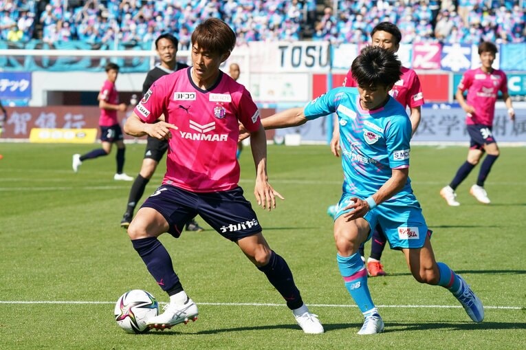 セレッソ大阪の毎熊晟矢。5月は3ゴール2アシストの活躍でJ1の月間MVPに輝いた　©Getty Images