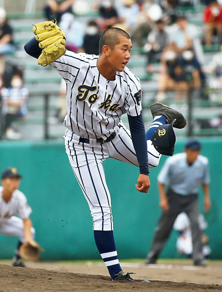 東海大札幌高校時代の門別　©︎SANKEI SHIMBUN