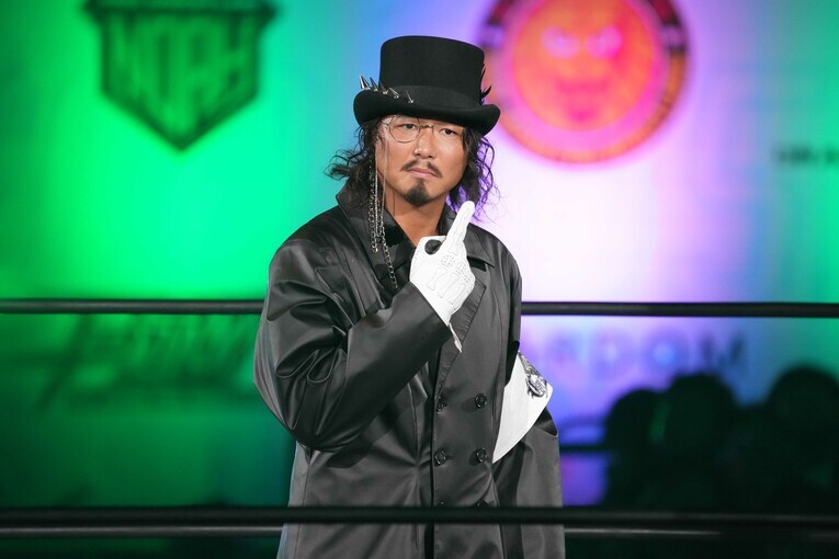 6月15日の『ALL TOGETHER』で内藤哲也と対戦するジェイク・リー　©Essei Hara