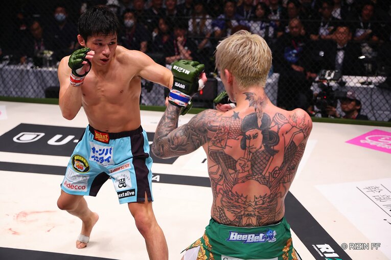 『RIZIN LANDMARK 5』斎藤裕vs平本蓮　©RIZIN FF